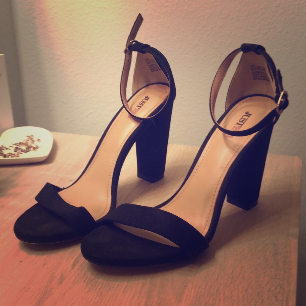Black heels